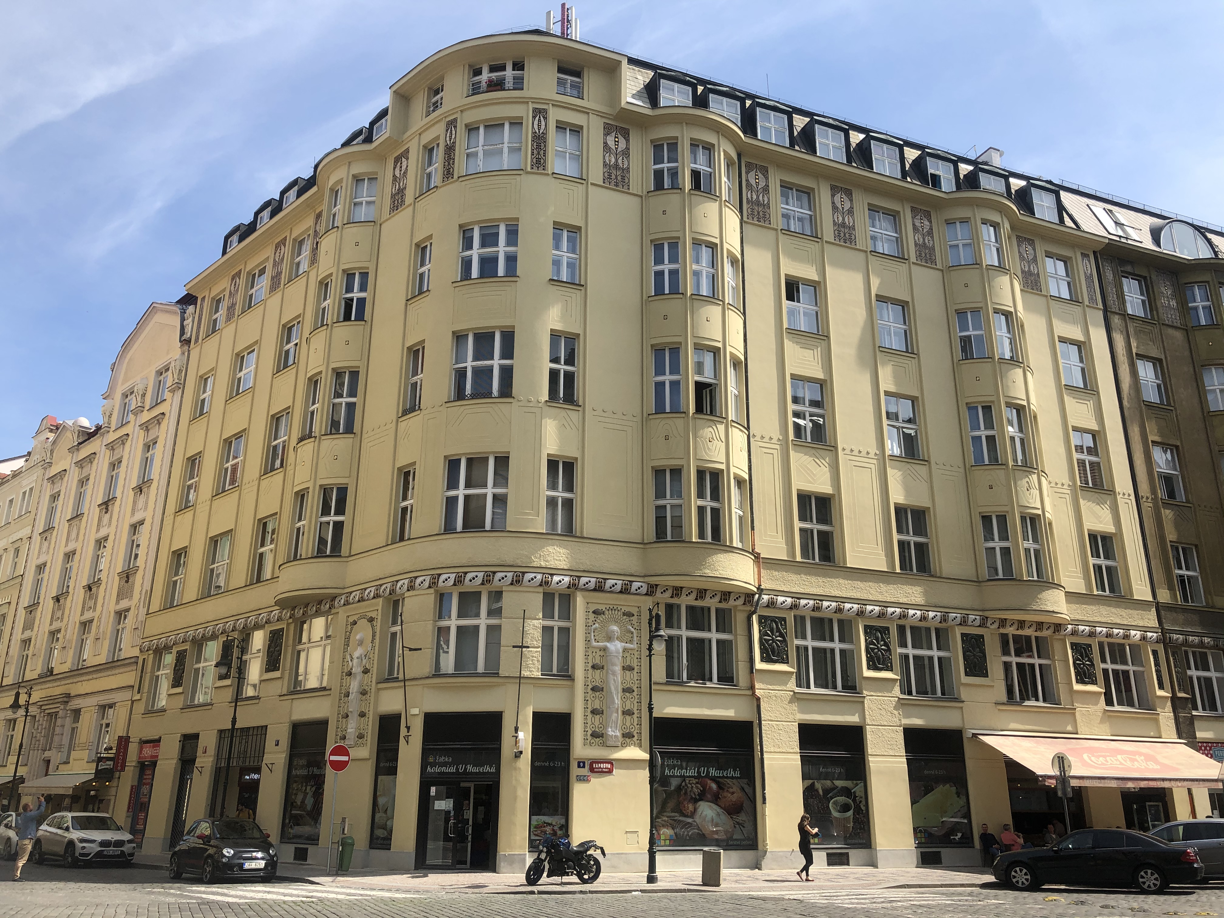 Historická fasáda Praha 1 - Kaprova